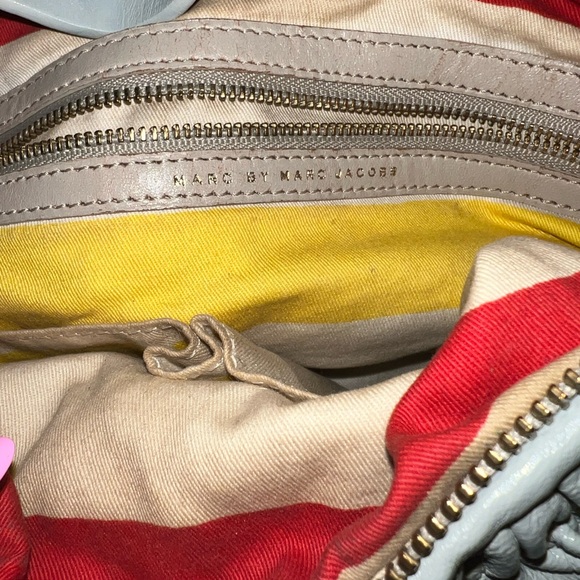 Marc by Marc Jacobs Monogram Hobo Bag - Bone/Gray Leather - Picture 10 of 12